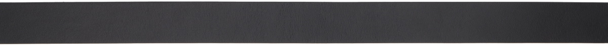 AFTER PRAY Black Essential Layered Buckle Belt