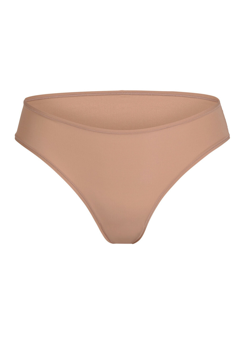 Skims Stretch-jersey Cheeky Briefs Light Brown