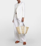 Chloe - Sense Medium raffia tote bag