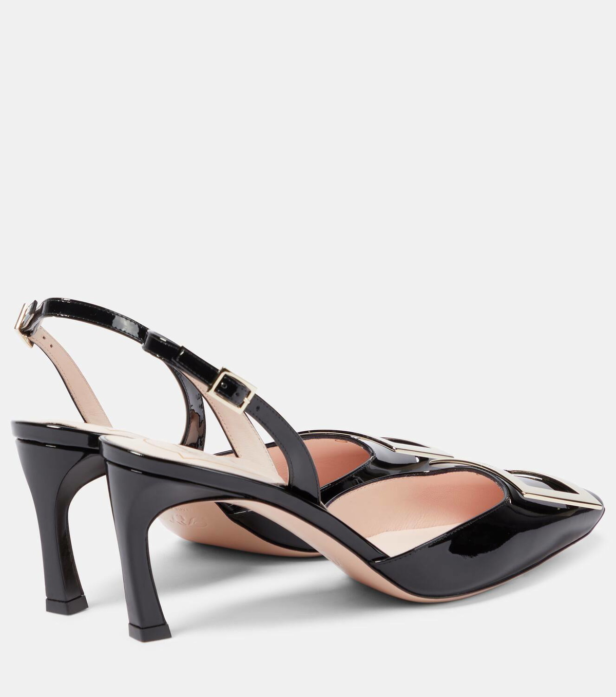 【関税&送料込】Roger Vivier Decollete Trompette In Pelle ROGER VIVIER Decollete Trompette 45 patent-leather pumps
