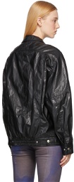 TheOpen Product Black Air Washed Bomber
