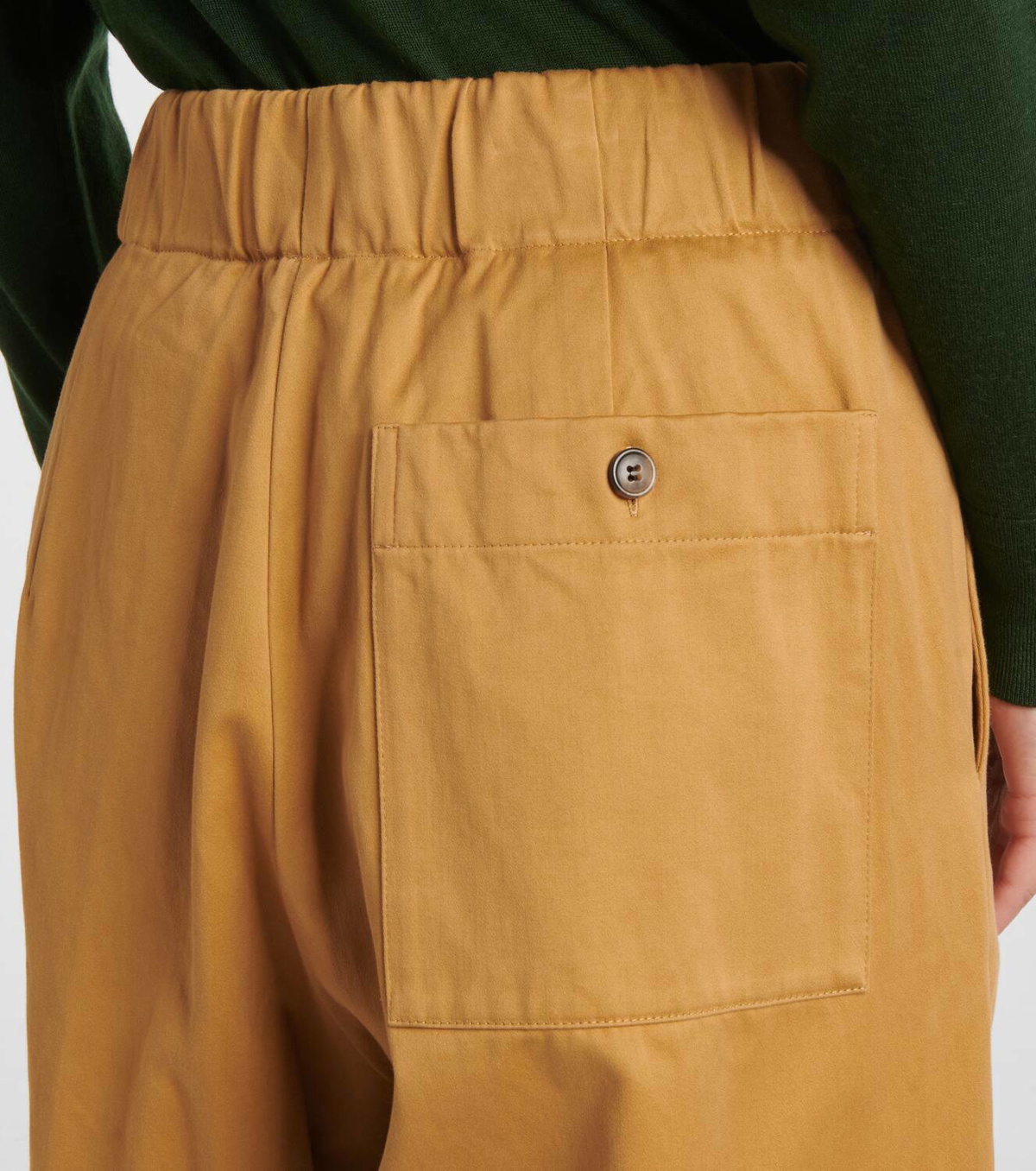 Dries Van Noten Cotton wide-leg pants Dries Van Noten