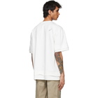 ADER error White Needle Logo Layered T-Shirt