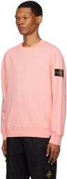 Stone Island Pink Patch Sweatshirt