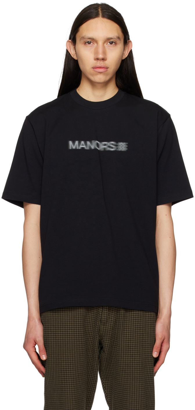 Manors Golf Black Focus T-Shirt