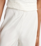 Posse Cove silk-blend straight pants