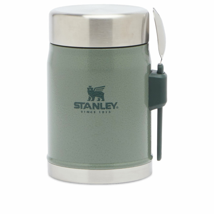 Photo: Stanley Legendary Food Jar & Spork - 14oz in Hammertone Green 