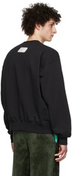 We11done Black French Terry Sweatshirt