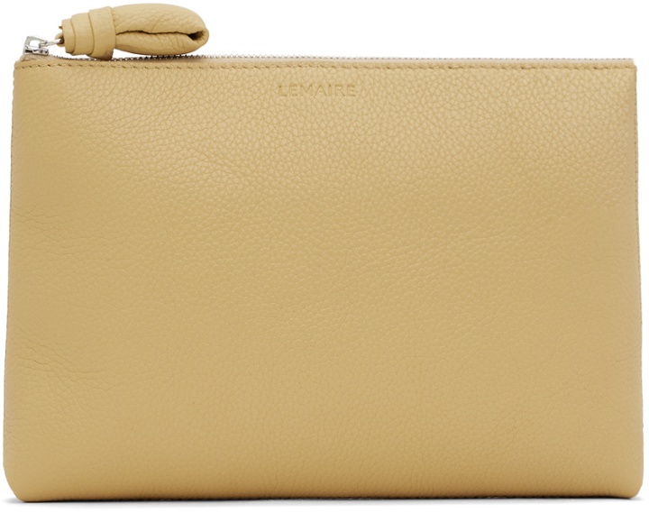 Photo: LEMAIRE Yellow Embossed Pouch