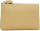 LEMAIRE Yellow Embossed Pouch