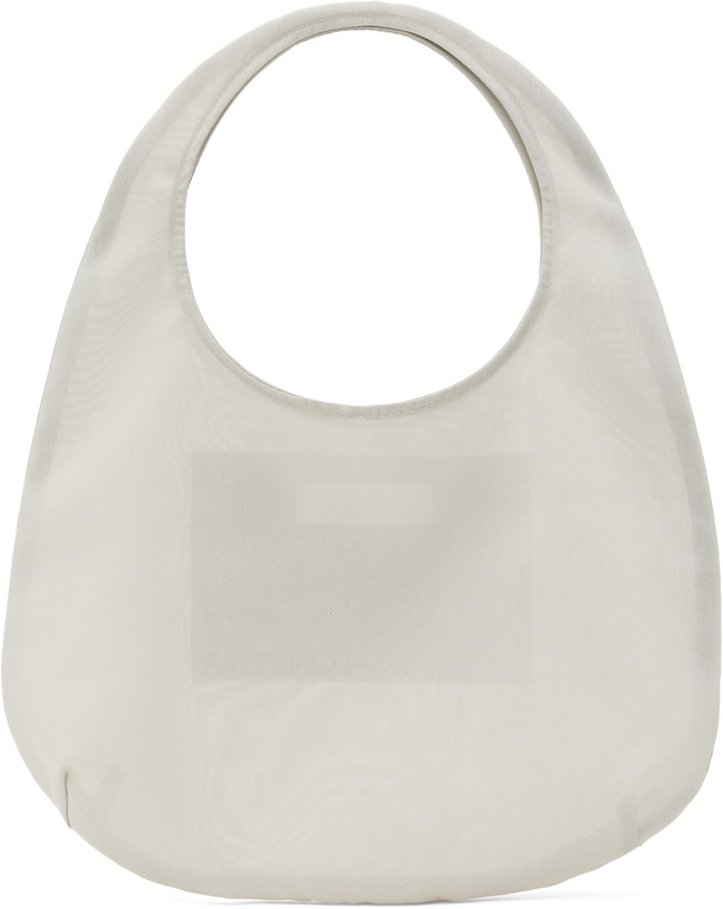 Photo: AMOMENTO Beige Sheer Tote