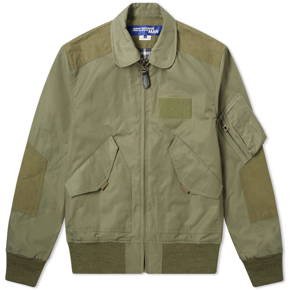 Junya Watanabe MAN Camo Lined MA-1 Bomber Jacket Junya Watanabe