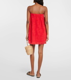 Zimmermann Alight fringed cotton terry minidress