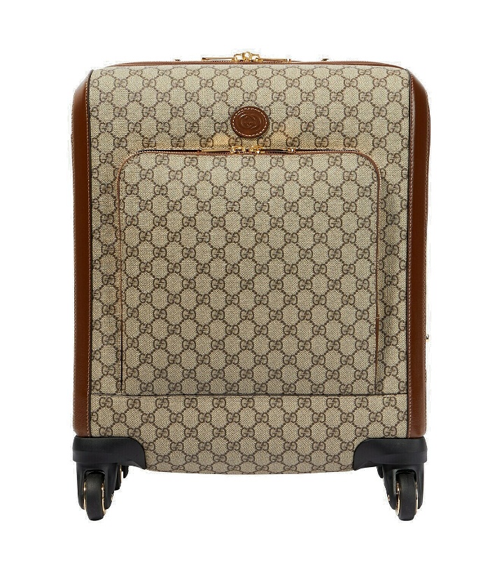 Photo: Gucci - GG Supreme Small carry-on suitcase