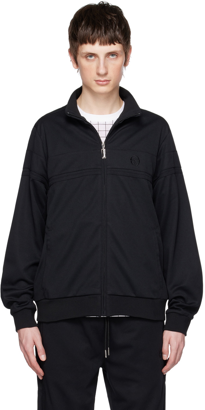 Sergio Tacchini Black Damarindo Track Jacket Sergio Tacchini