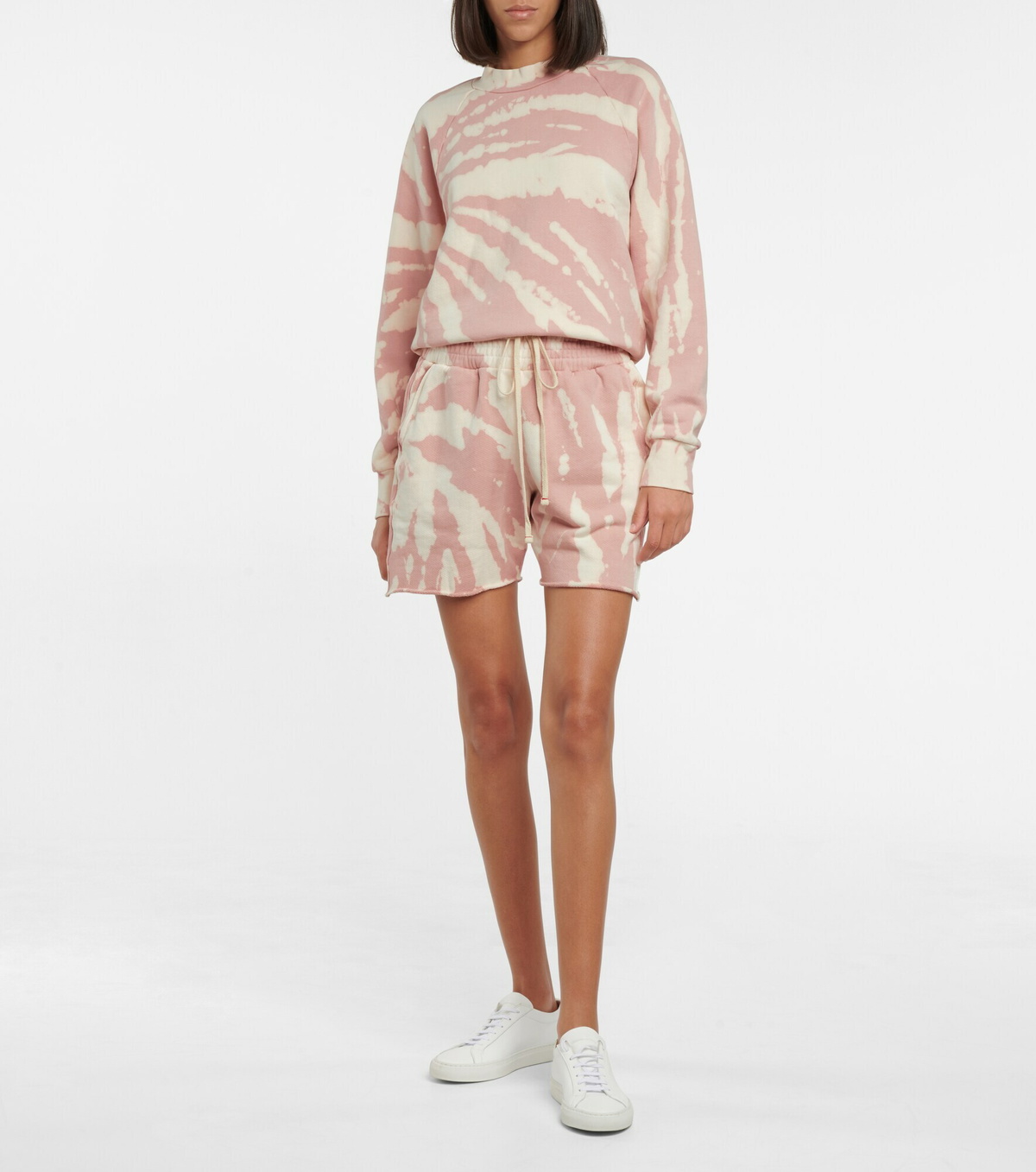 Les Tien - Yachts tie-dye cotton shorts