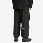 Poliquant Men's Changing Length Wide Zip Up Tucked Trousers in Black