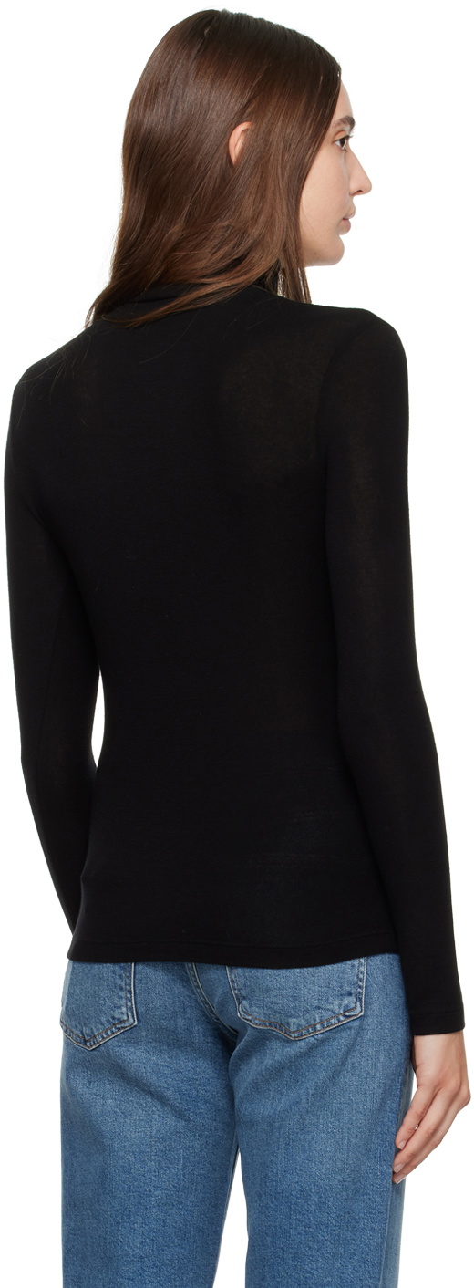 AGOLDE Black Pascale Turtleneck