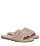 Gabriela Hearst - Ballast cashmere bouclé sandals