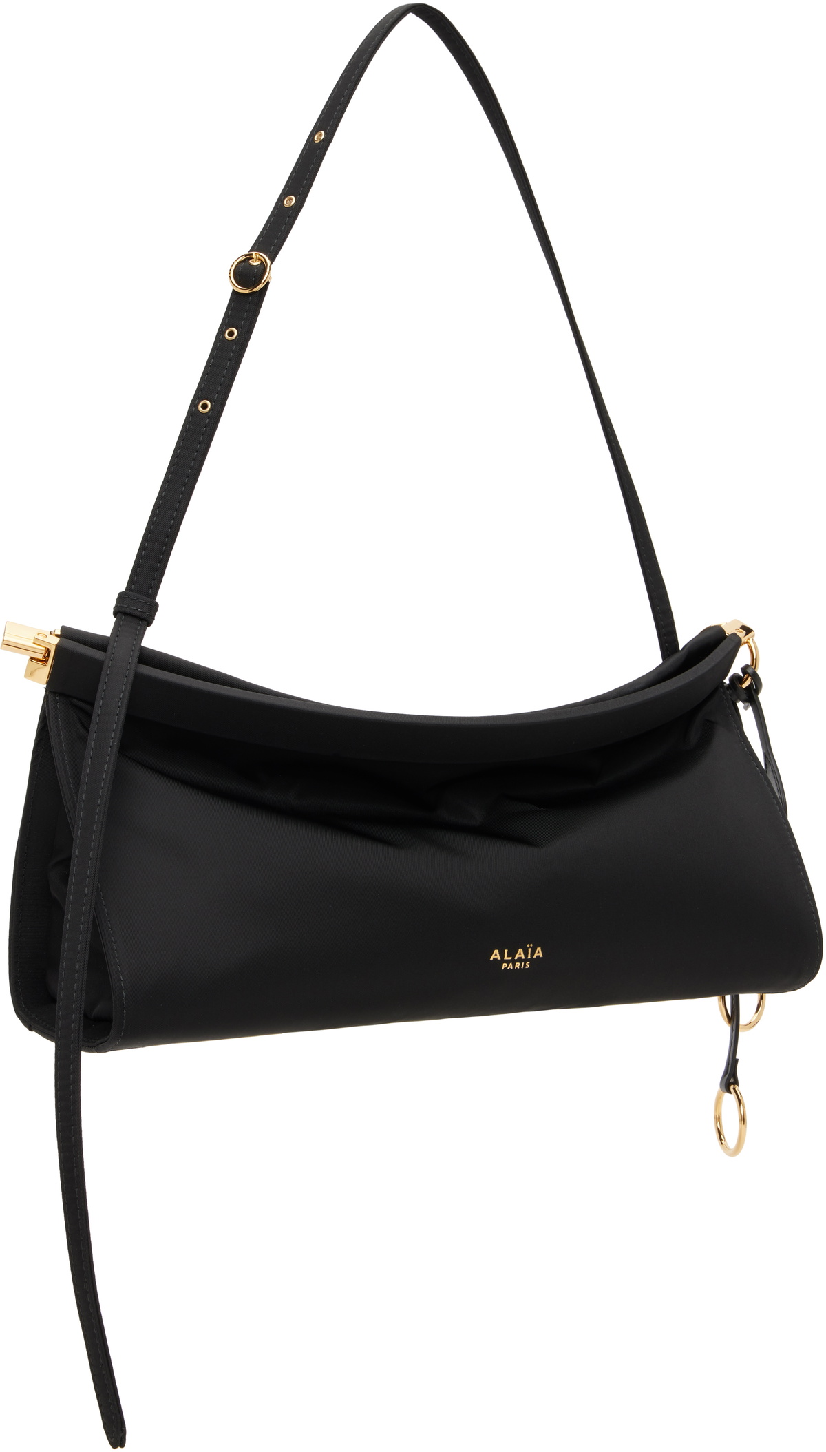 ALAÏA Black 'Le Click' East West Medium Bag