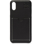 Loewe - Textured-Leather iPhone X and XS Case - Black