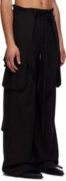 Ann Demeulemeester Black Iben Cargo Pants