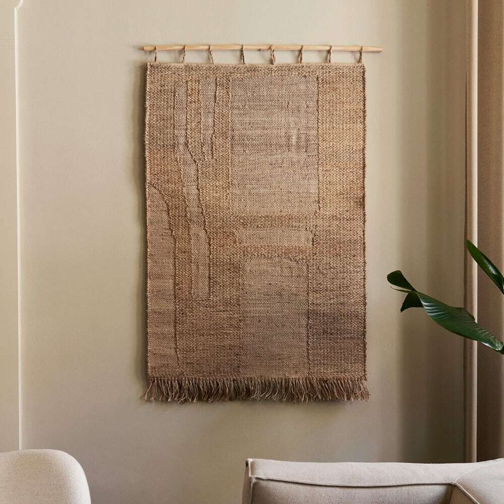Ferm Living Harvest Wall Rug in Natural ferm LIVING