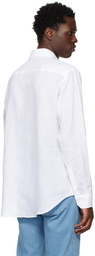 Giorgio Armani White Spread Collar Shirt