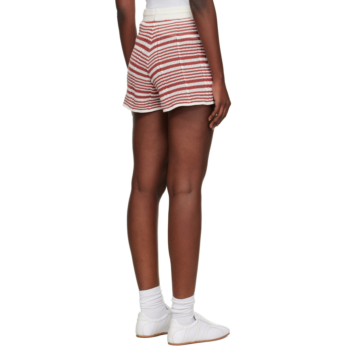 Holzweiler White Kelp Striped Shorts