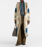 Alanui Icon jacquard virgin wool cardigan