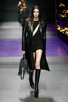 Versace - Tempest leather platform knee-high boots