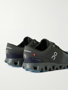 ON - Cloud X3 Rubber-Trimmed Mesh Running Sneakers - Gray