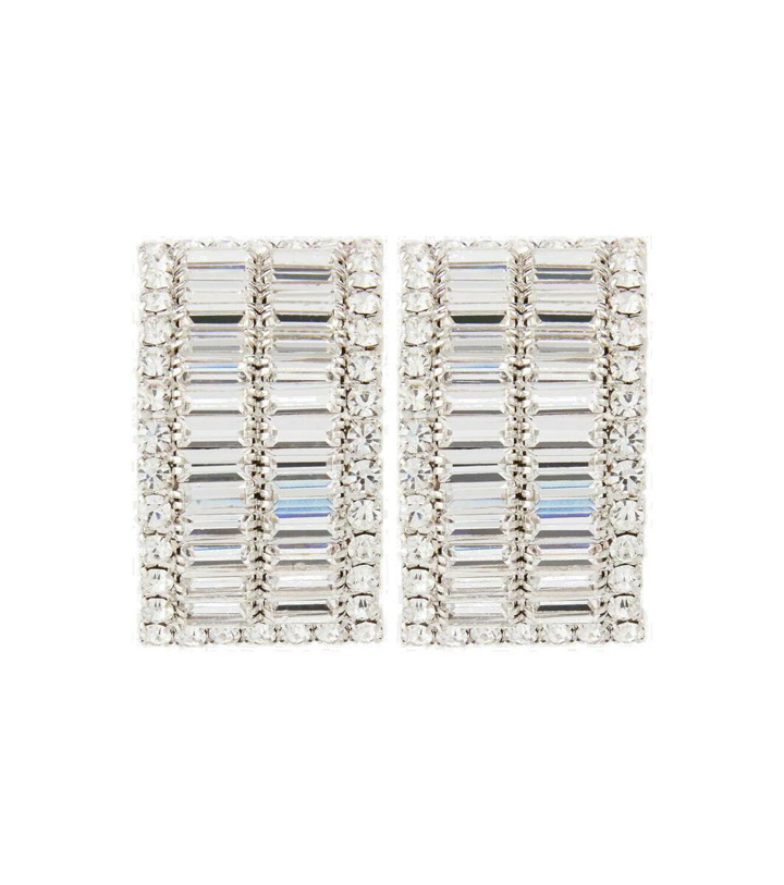 Photo: Alessandra Rich Crystal-embellished clip-on earrings
