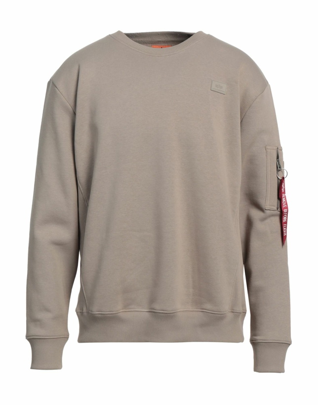 Photo: Alpha Industries Mens Sweatshirt in Beige