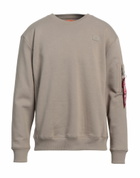 Alpha Industries Mens Sweatshirt in Beige