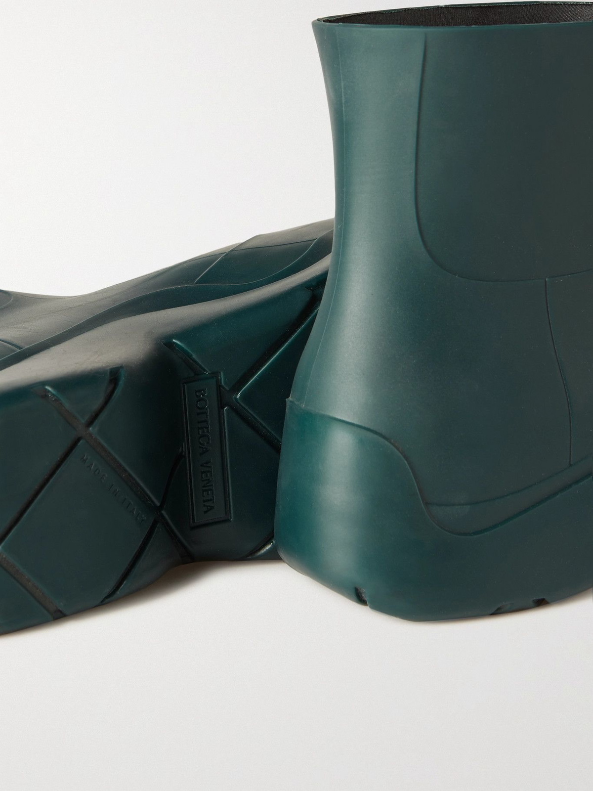 Bottega Veneta - Puddle Rubber Boots - Green Bottega Veneta