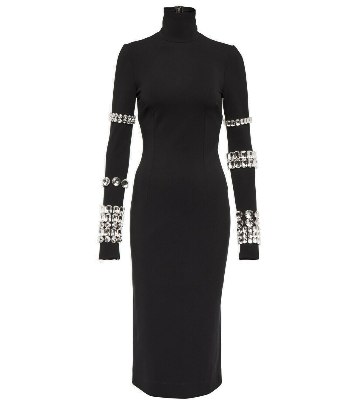 【Dolce & Gabbana】ウールカシミヤスクエアネック ニットドレス スクエアネックニットロングワンピース | レディース
