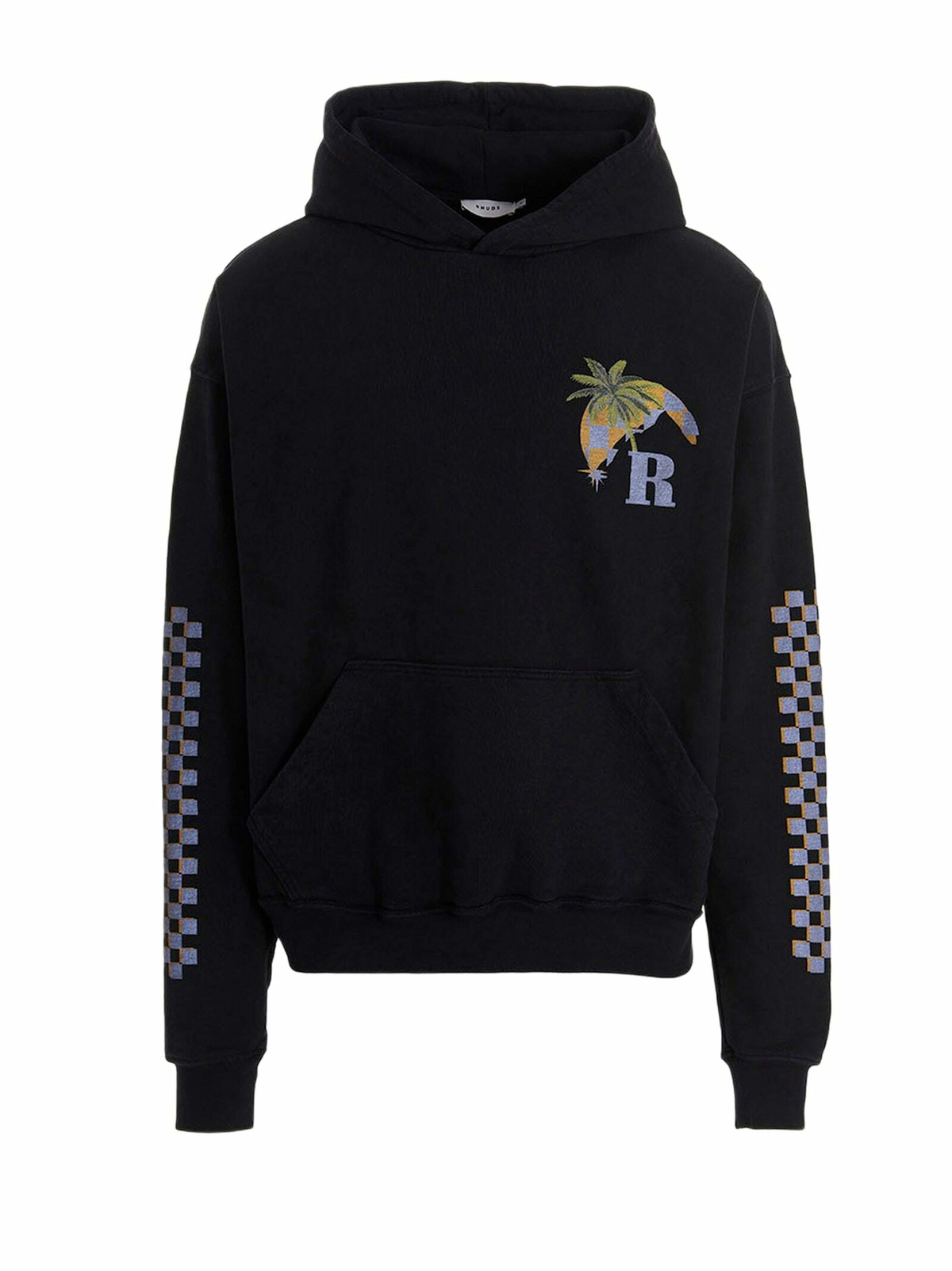 Rhude Gray Scribble Hoodie Rhude