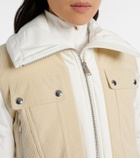 Fusalp Karei corduroy-trimmed ski suit