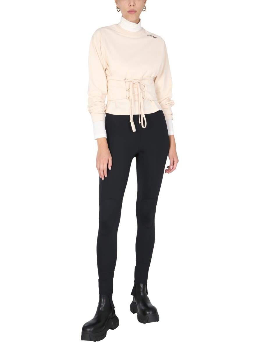 Tシャツ・カットソー AMBUSH T-SHIRT WITH CORSET BELT (BWAB008_F21JER0010460) AMBUSH T-shirt With Corset Belt Ambush