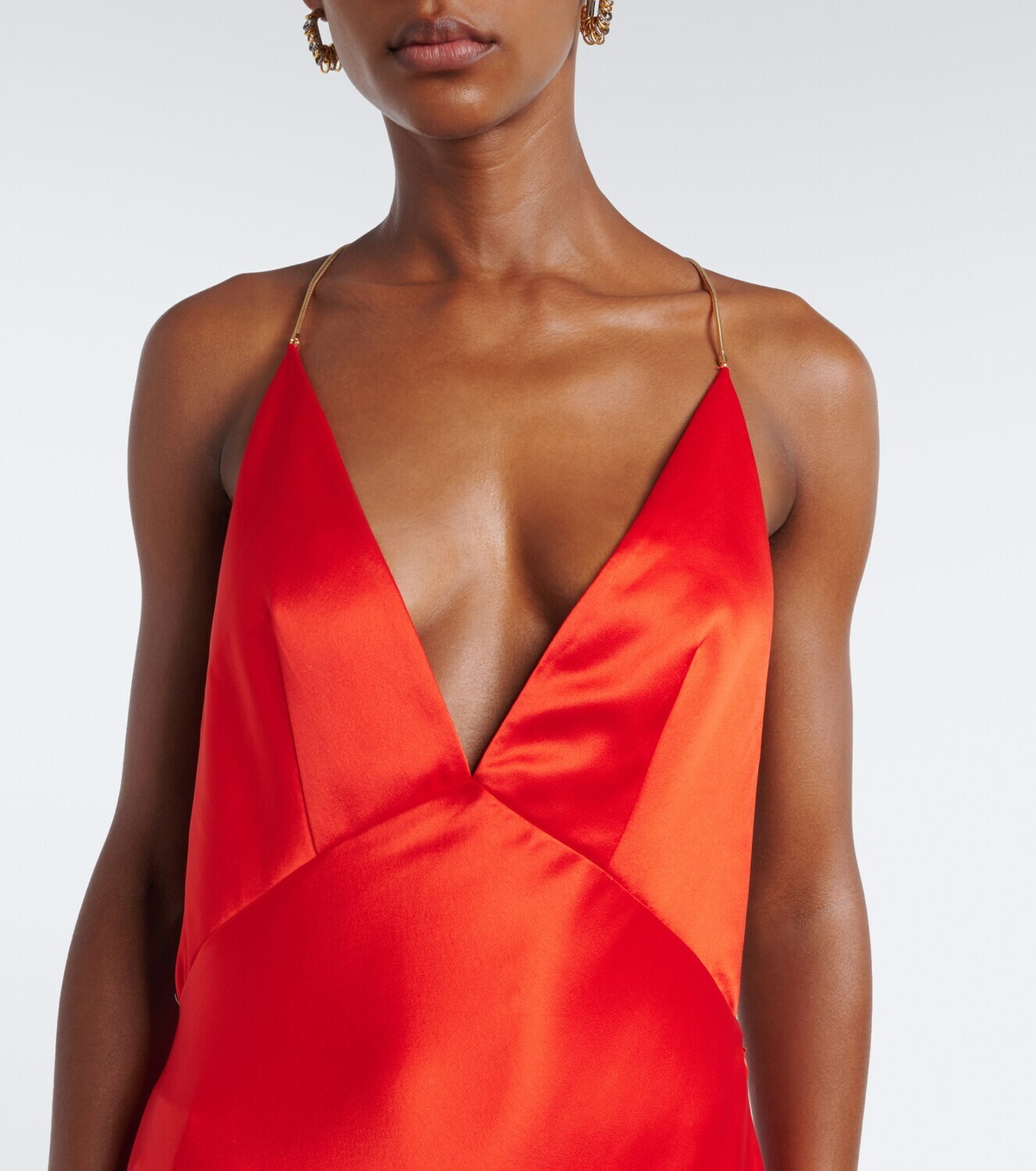 Retrofête Arianell embellished satin gown