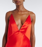 Retrofête Arianell embellished satin gown