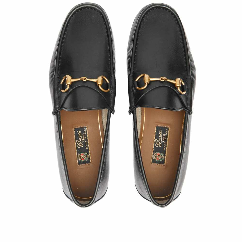 Gucci Men's Roos Classic Horse Bit Loafer in Black Gucci