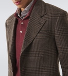 Brunello Cucinelli Checked cashmere blazer