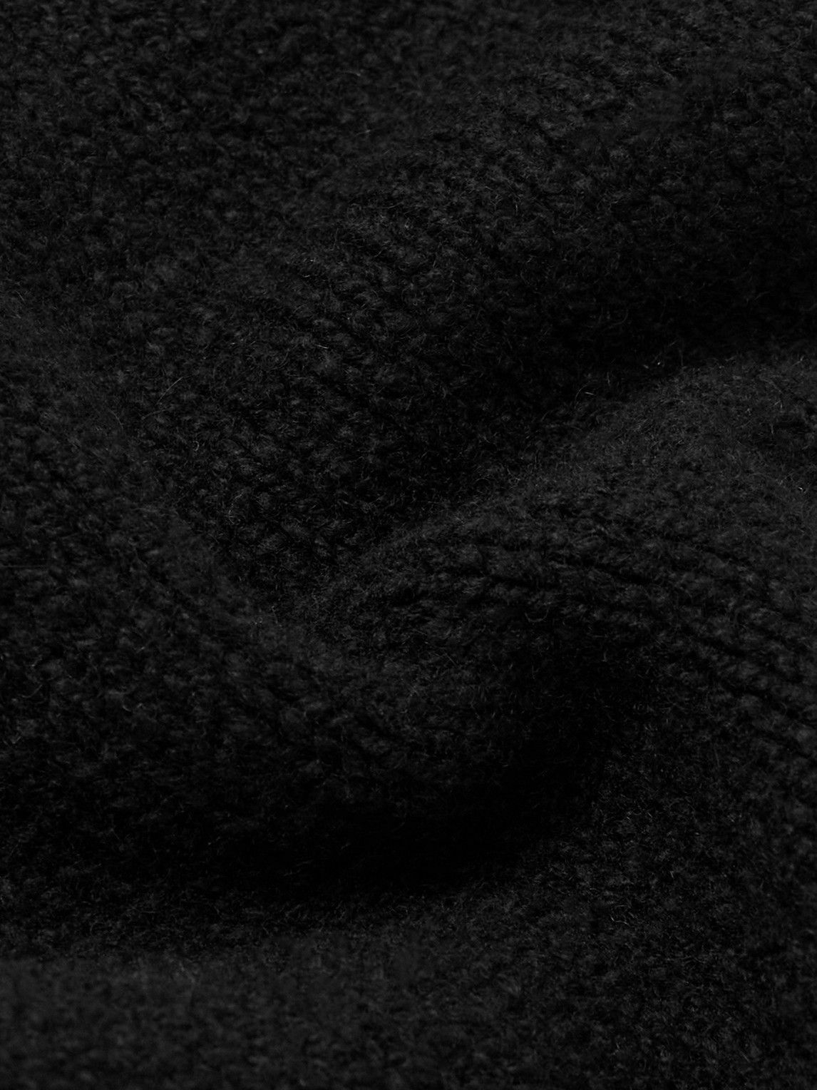 Inis Meáin - Carpenter's Merino Wool and Cashmere-Blend Cardigan - Black