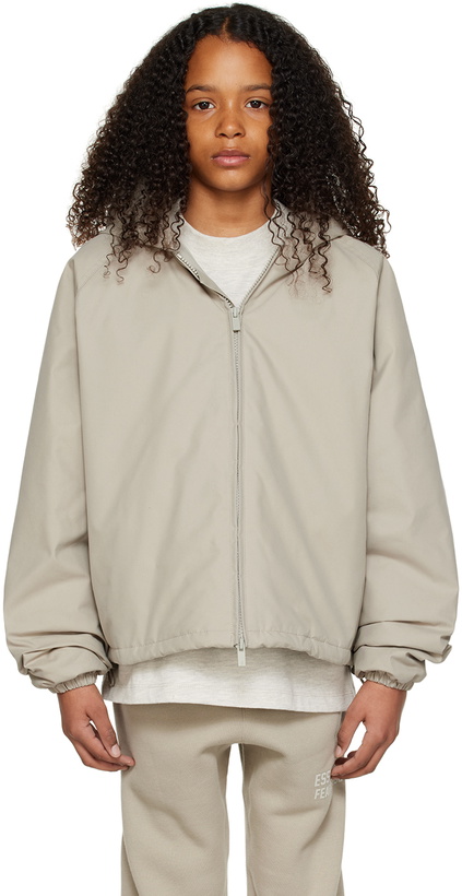 Photo: Essentials Kids Gray Full Zip Jacket