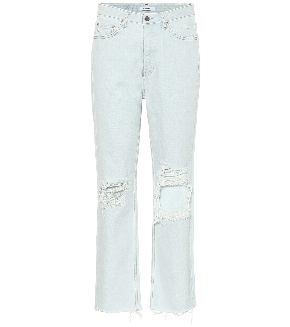 GRLFRND - Mica high-rise straight jeans