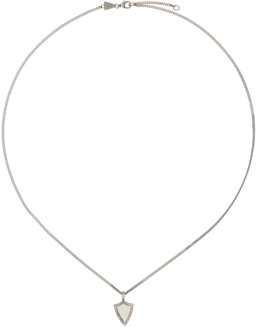 Adina Reyter Silver Shield Necklace