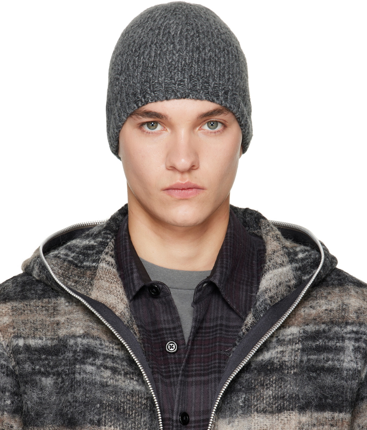 OUR LEGACY WORK SHOP Emporio Armani Gray Netto Beanie Our Legacy