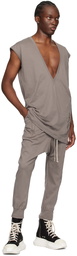 Rick Owens Gray Champion Edition Sweatpants